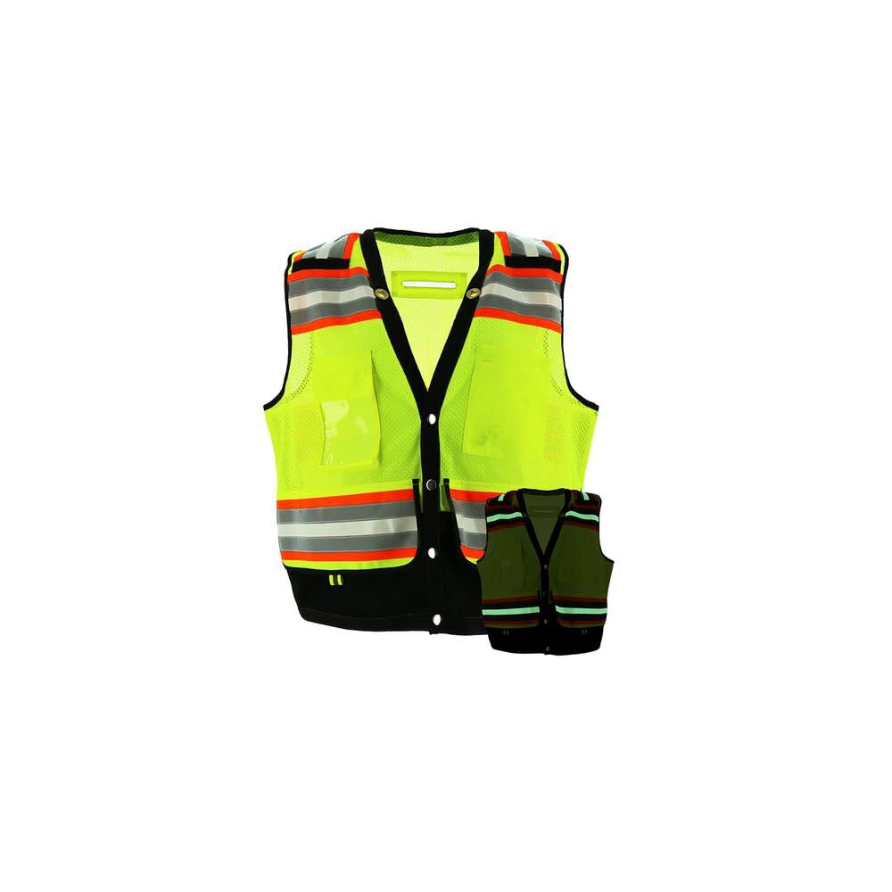 Surveyors Vest Hi-Vis Yellow 3X 75-5327/X3