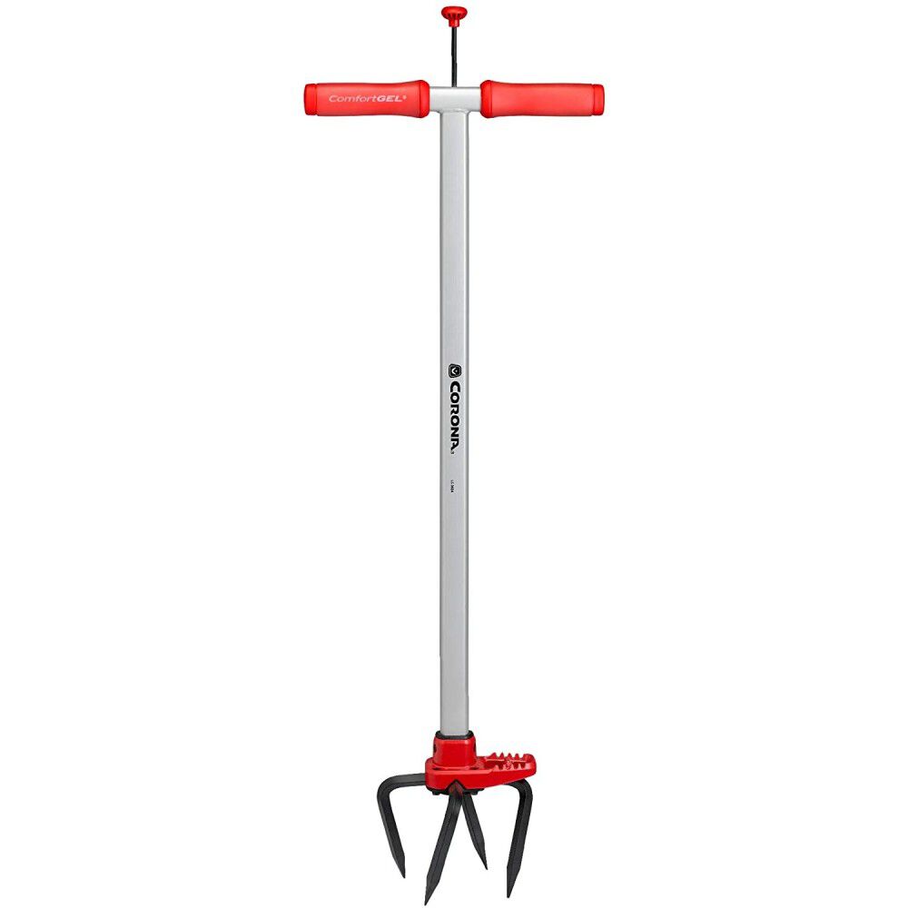 SoilRIPPER Hand Held Tiller ComfortGEL Steel 4 Tine LG 3624