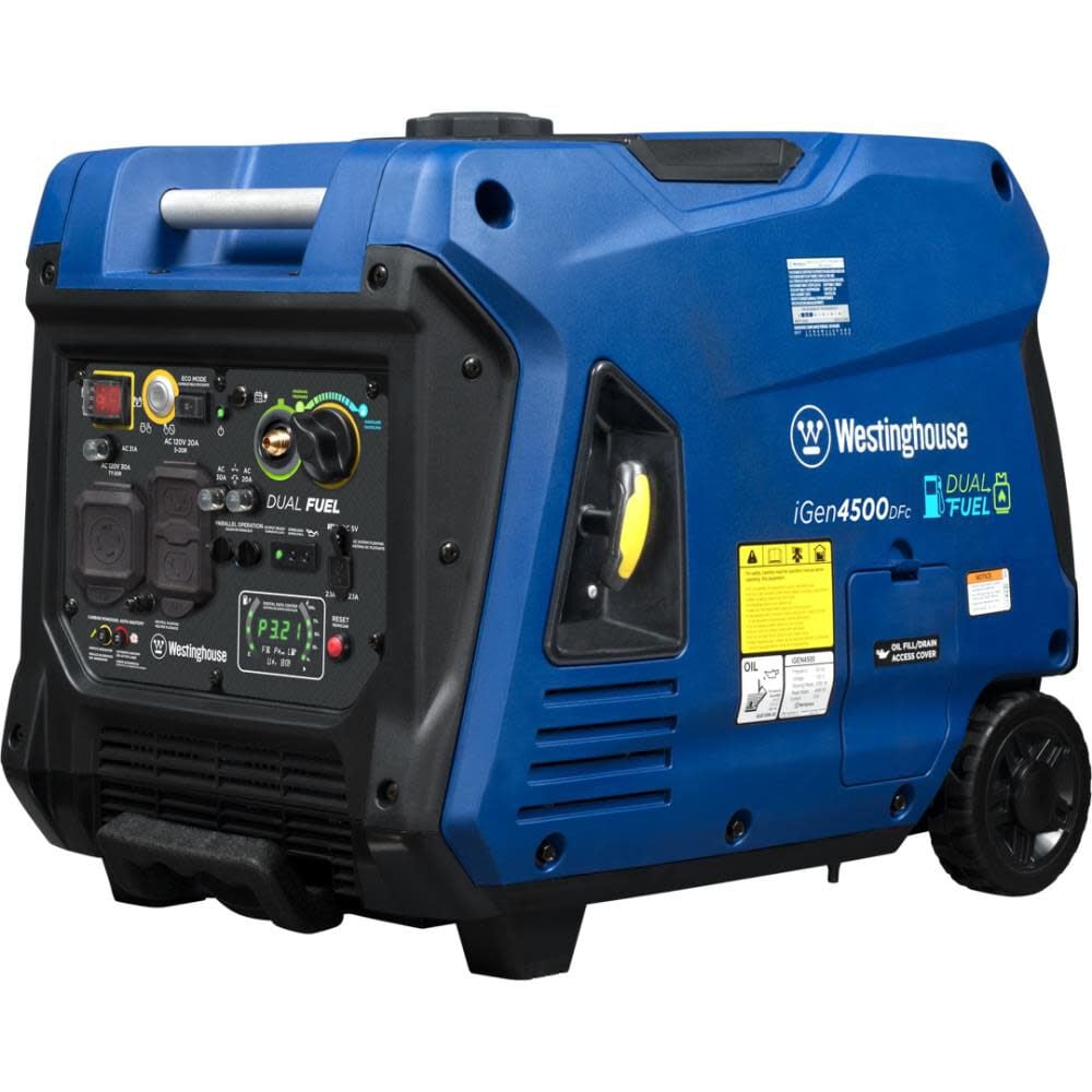 Portable Inverter Generator with CO Sensor IGEN4500DFC