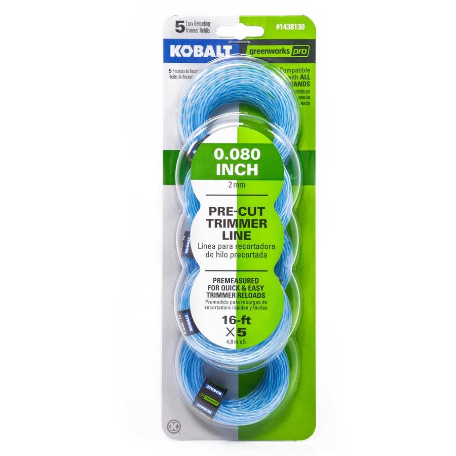 5-Pack 0.080-in x 16-ft Pre-cut Trimmer Line KAL 580-06