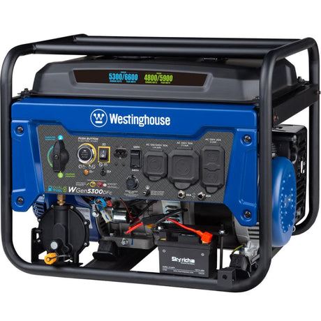 Dual Fuel Portable Generator with CO Sensor WGEN5300DFC