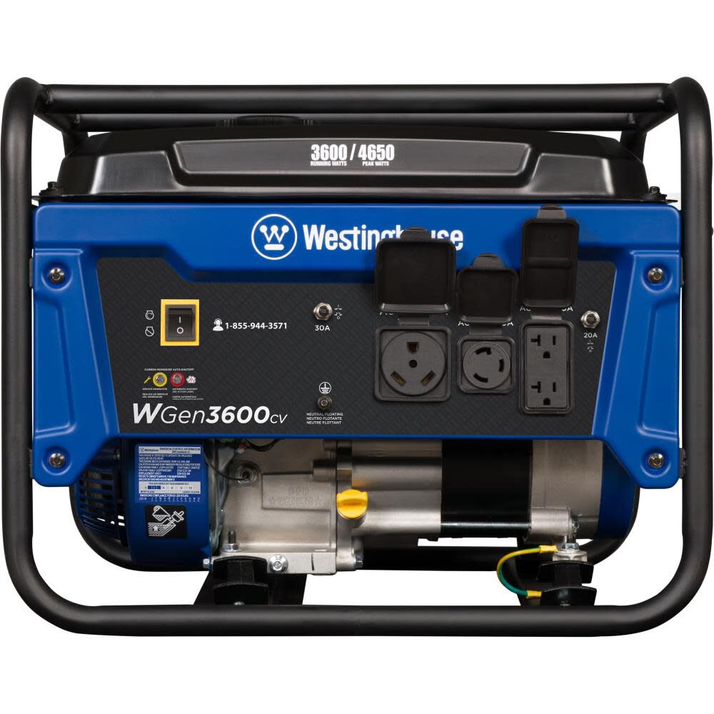 Generator Portable Gas Powered with CO Sensor WGEN3600CV