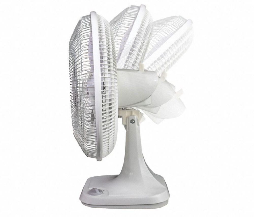 12 In. 1/50HP 3 Speed Commercial Grade Oscillating Table Fan 9102