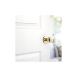 Polished Brass Hall/Closet Polo Passage Door Knob 92001-516