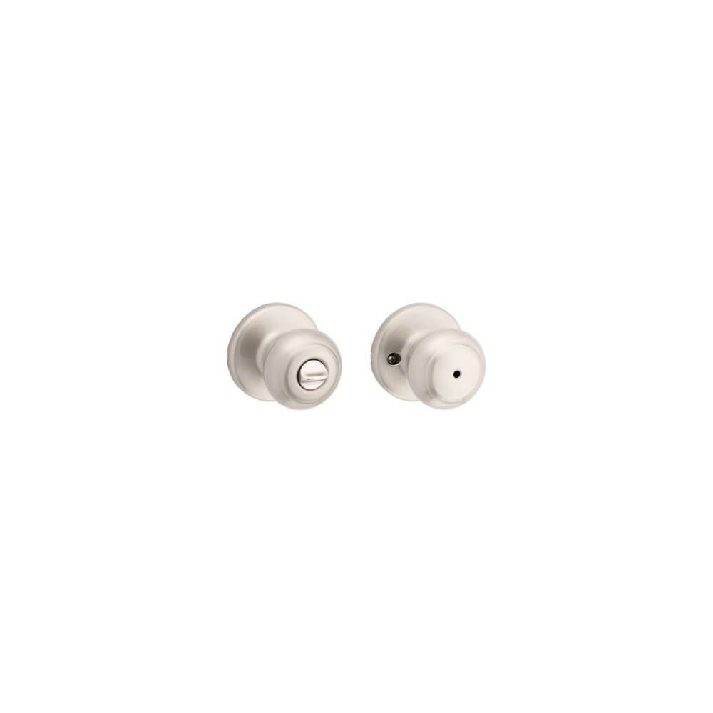 Satin Nickel Bed/Bath Cove Privacy Door Knob 93001-866