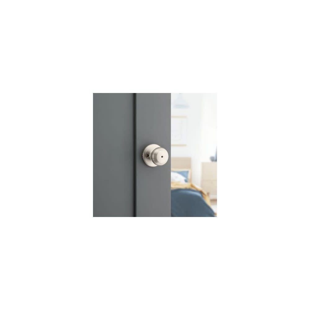 Satin Nickel Bed/Bath Cove Privacy Door Knob 93001-866