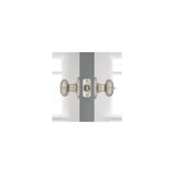 Satin Nickel Bed/Bath Cove Privacy Door Knob 93001-866