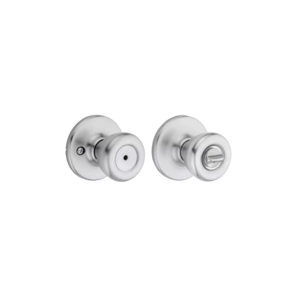 Satin Chrome Bed/Bath Tylo Privacy Door Knob Set 93001-871