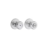 Satin Chrome Bed/Bath Tylo Privacy Door Knob Set 93001-871