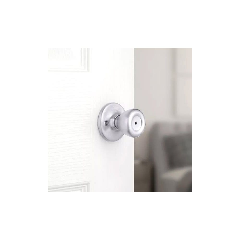 Satin Chrome Bed/Bath Tylo Privacy Door Knob Set 93001-871