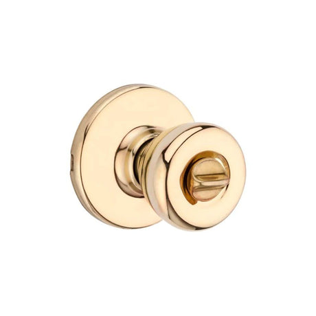Polished Brass Bed/Bath Tylo Mobile Home Privacy Door Knob Set 93001-876