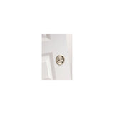 Satin Nickel Round Pocket Door Privacy Lock 93350-024