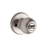 Satin Nickel Security Keyed Entry Exterior Polo Lockset Knob 94002-826