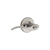 Satin Nickel Keyed Entry Balboa Lockset Door Lever 94050-549