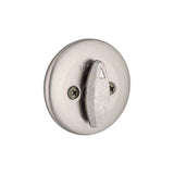 Satin Nickel Single Cylinder Deadbolt with Pin & Tumbler 96600-669