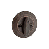 Venetian Bronze Single Cylinder Deadbolt with Pin & Tumbler 96600-673