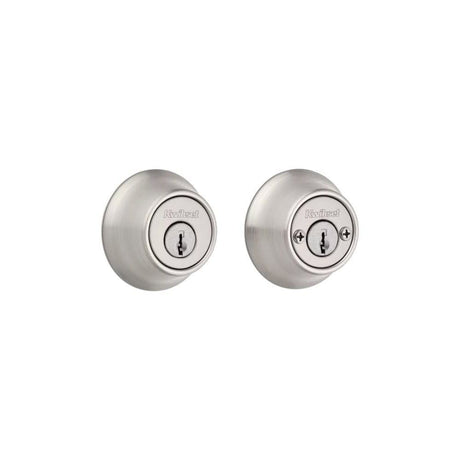 Satin Nickel Double Cylinder Door Deadbolt 96650-492