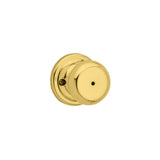 Polished Brass Bed/Bath Juno Privacy Door Knob 97300-827