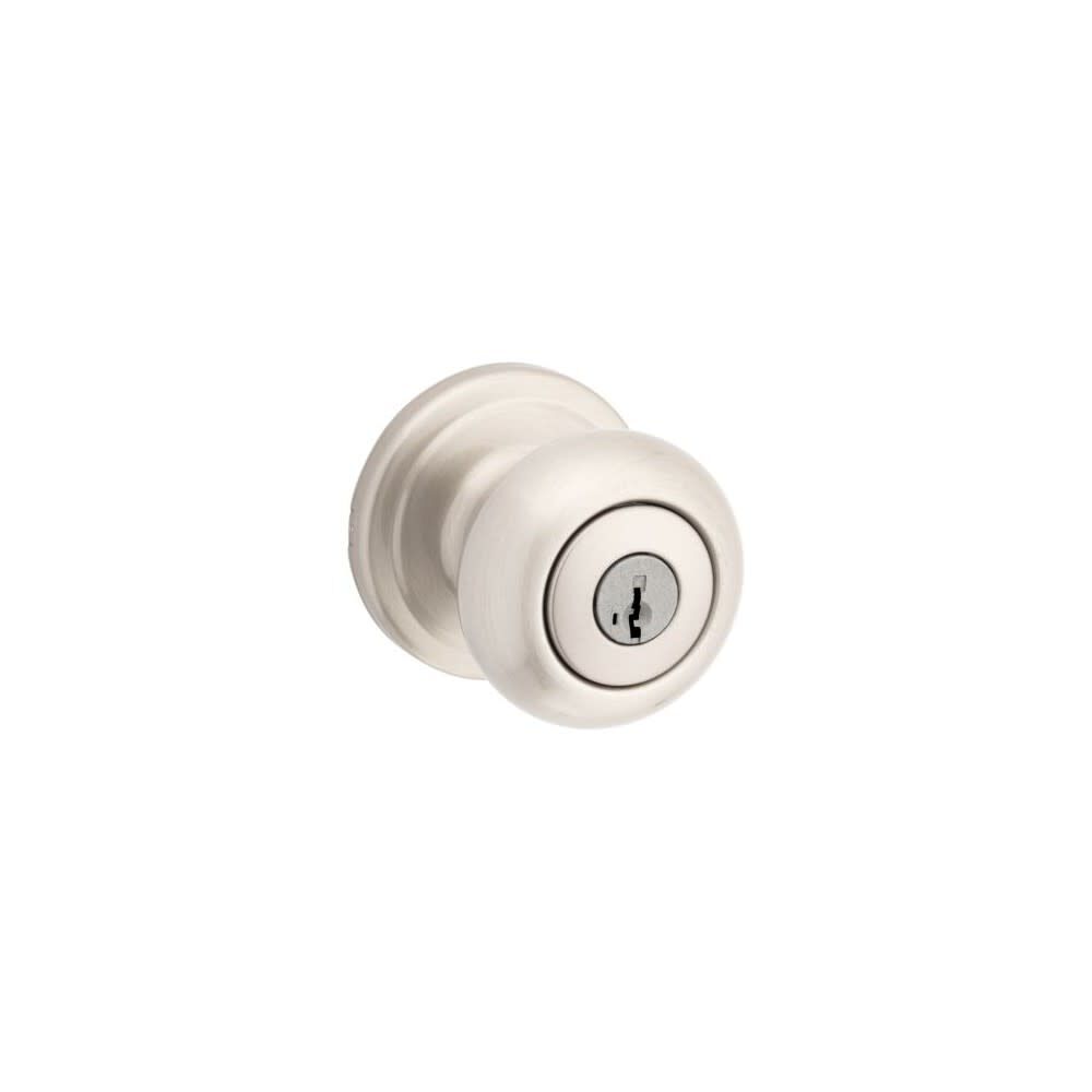 Satin Nickel Signature Series Keyed Entry Juno Door Knob 97402-736