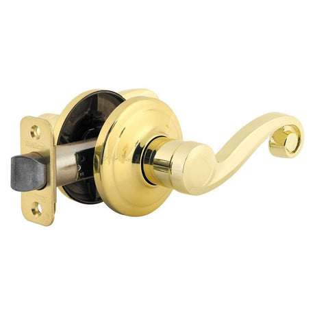 Polished Brass Lido Surface Mount Right Half Dummy Door Lever 97880-683