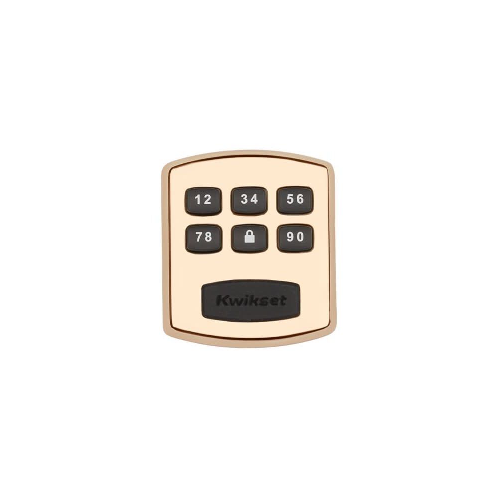 Polished Brass No Cylinder Keyless Entry Electronic Deadbolt 99050-002