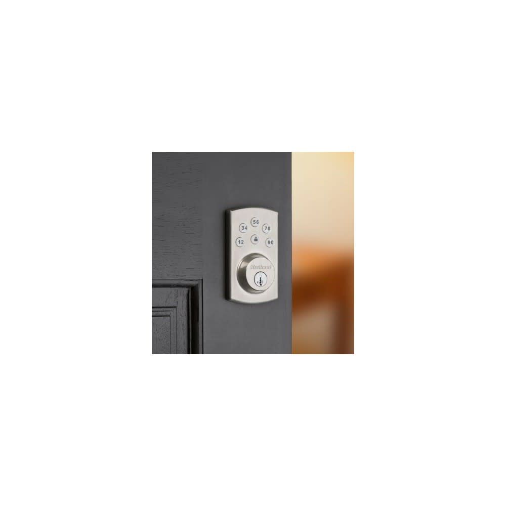 Satin Nickel Keyed One Side Powerbolt 2 Electronic Deadbolt 99070-101