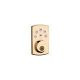 Polished Brass Keyed One Side Powerbolt 2 Electronic Deadbolt 99070-102