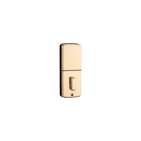 Polished Brass Keyed One Side Powerbolt 2 Electronic Deadbolt 99070-102