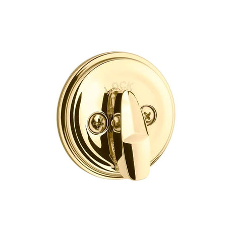 Polished Brass Keyed One Side Single Cylinder Deadbolt 99800-120