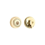 Polished Brass Keyed One Side Single Cylinder Deadbolt 99800-120