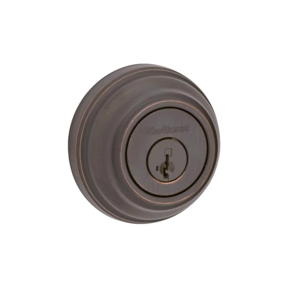 Venetian Bronze Keyed One Side Single Cylinder Deadbolt 99800-122