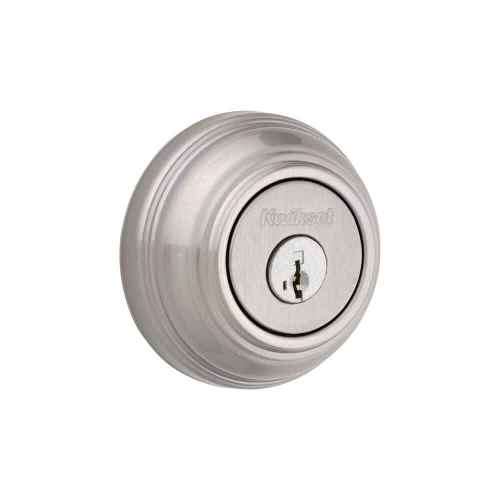 Satin Nickel Keyed One Side Single Cylinder Deadbolt 99800-123