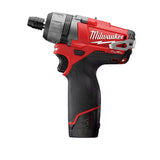 M12 12-Volt Lithium-Ion Cordless 3/8 In. Ratchet and FUEL 1/4 In. Screwdriver Combo Kit (2-Tool)