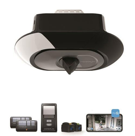 3/4 HP Camera LED Wi Fi Belt Drive Garage Door Opener B4643T