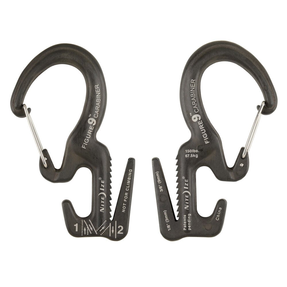 Figure 9 Carabiner Rope Tightener Large Black C9L-02-01