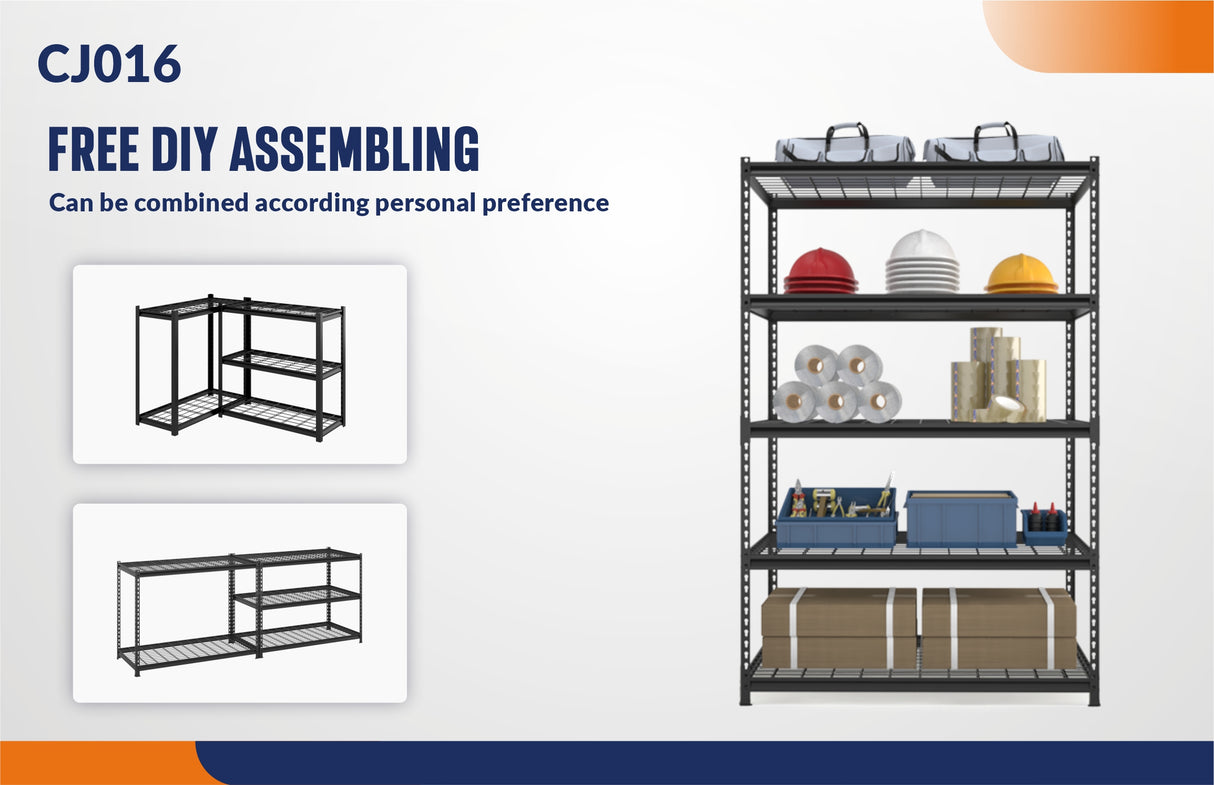 5-Tier Wire Storage Shelving