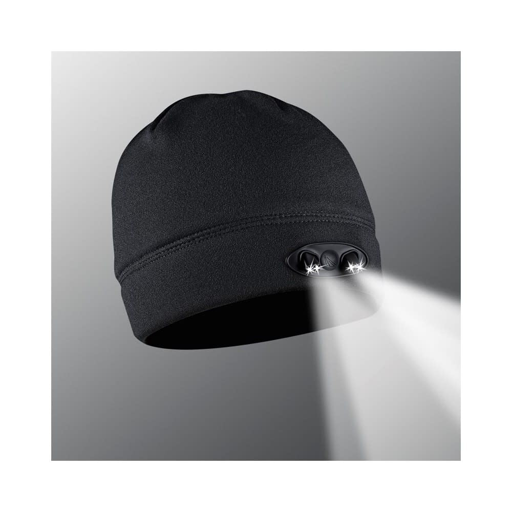 Black LED Headlamp Beanie CUBWB-4553