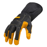 Welding Gloves 3X Black/Yellow Premium Leather MIG/TIG DXMF020513XL