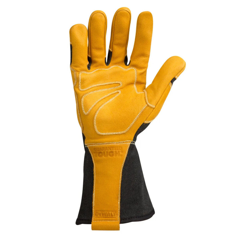 Welding Gloves 3X Black/Yellow Premium Leather MIG/TIG DXMF020513XL