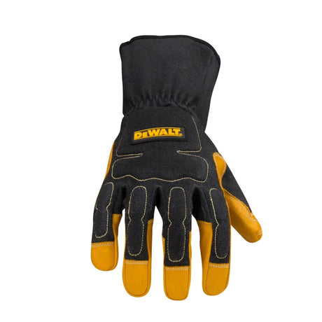 Welding Gloves Small Black/Yellow Premium Leather MIG/TIG DXMF02051SM