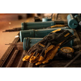 Welding Gloves 2X Black/Yellow Premium Leather TIG DXMF030512XL