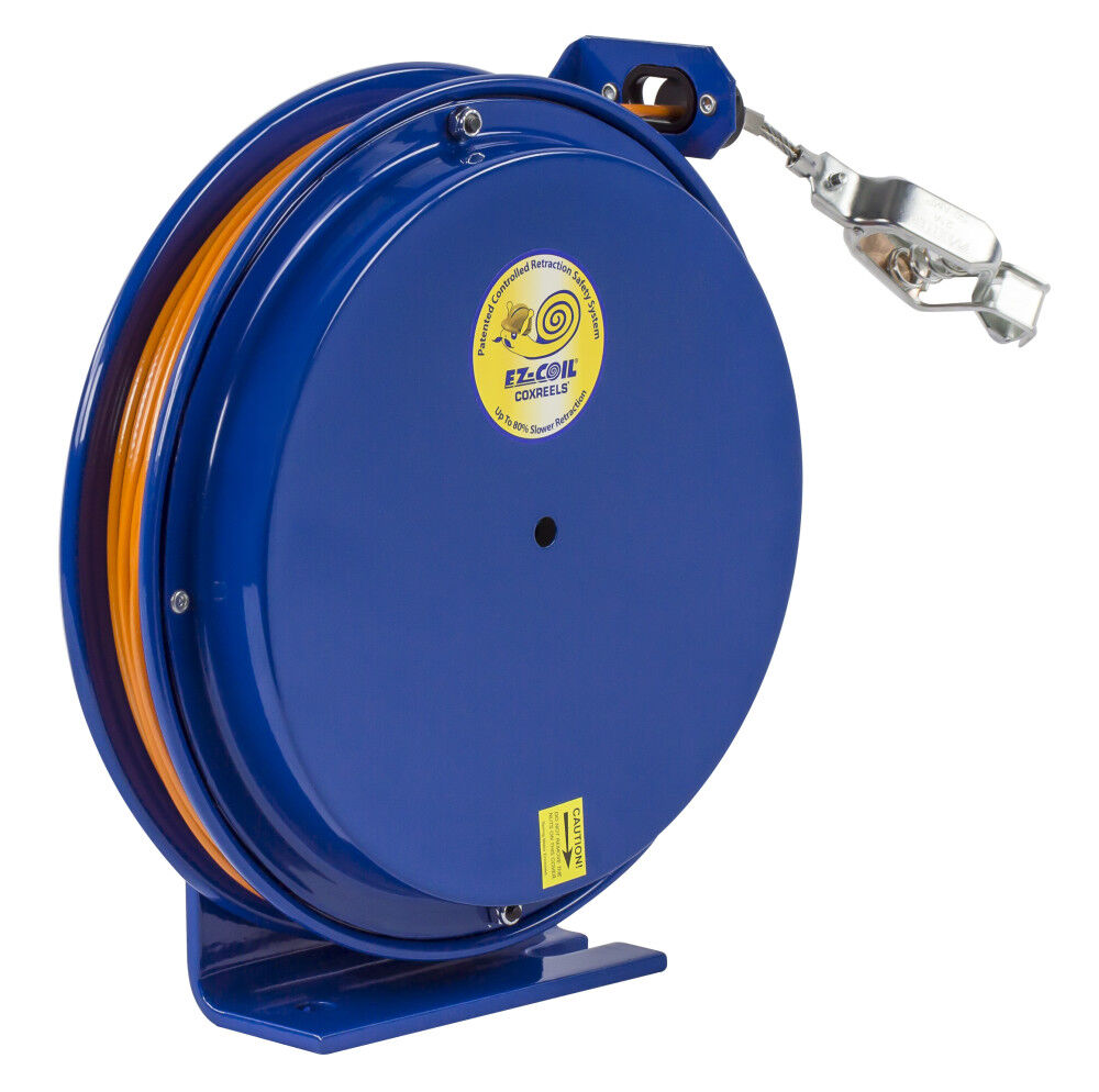Safety System Spring Driven Static Discharge Cord Reel 100' EZ-SD-100