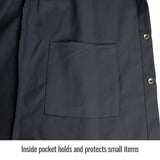 Welding Jacket 9oz Black FR Cotton 5X FBK9-30C-5XL