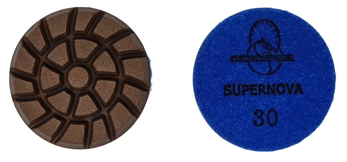 3″ FPX Ultra Hybrid Transitional Pad – 30 Grit