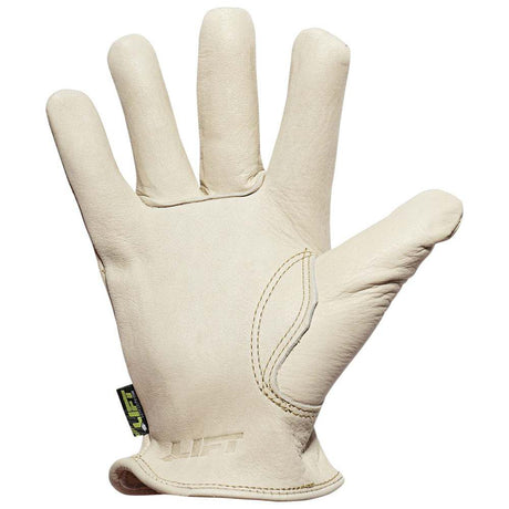 Gloves Top-Grain Cowhide Leather 8 Seconds Medium Off-White G8S-6SM