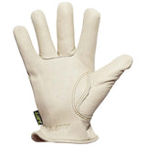 Gloves Top-Grain Cowhide Leather 8 Seconds Small Off-White G8S-6SS