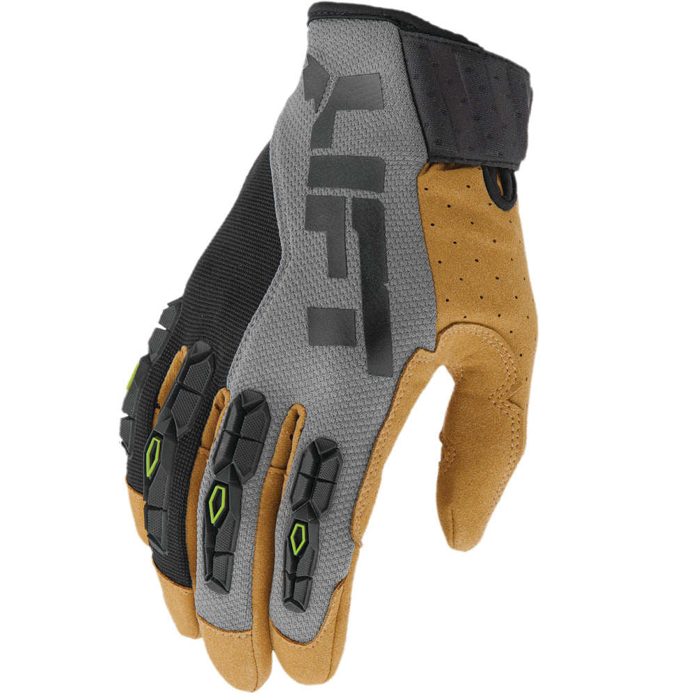 Gloves Silicone Fused Palm Handler Small Gray and Black GHR-17YBRS