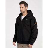 Mens Black Heated Canvas Jacket Kit Small GMJC-03A-BK03