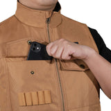 Mens Khaki Heated Quilted Vest Kit Large GMVQ-01A-KK05
