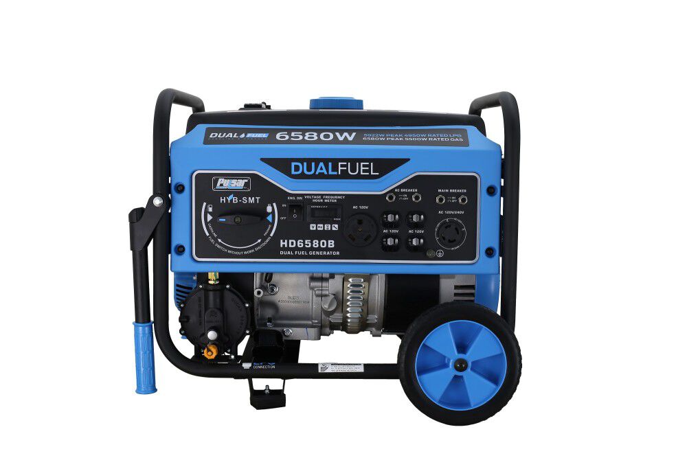 Generator 6580 Watt Dual Fuel Portable HD6580B